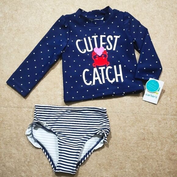 Carter's Kids Rash guard Swim Set #C - Picture 1 of 5